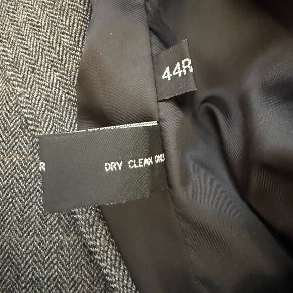 Circle S Western Plaid Wool Sport Coat Dinner Jacket Blazer Men 44R Brown Cowboy - Picture 14 of 14